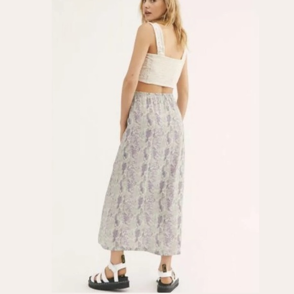 Free People Katie Midi Skirt Z46-1 - Picture 3 of 3